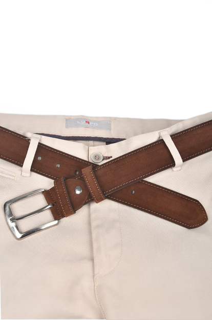 DeepSEA 4 cm Desenli Klasik Suni Deri Kemer 2402626