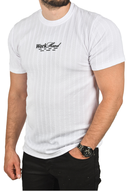 DeepSEA Dar Kesim Pamuklu Polo Yaka Tişört Slim Fit Nefes Alan Kıvrılmaz Polo Yaka Tişört 2503022