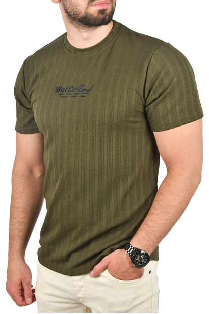 DeepSEA Dar Kesim Pamuklu Polo Yaka Tişört Slim Fit Nefes Alan Kıvrılmaz Polo Yaka Tişört 2503022