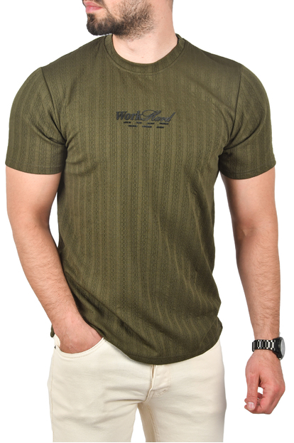 DeepSEA Dar Kesim Pamuklu Polo Yaka Tişört Slim Fit Nefes Alan Kıvrılmaz Polo Yaka Tişört 2503022