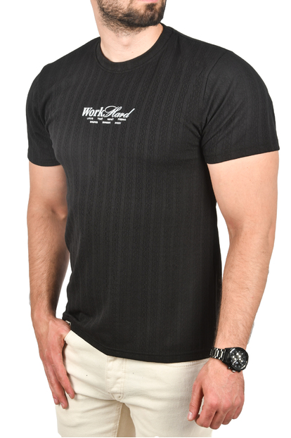 DeepSEA Dar Kesim Pamuklu Polo Yaka Tişört Slim Fit Nefes Alan Kıvrılmaz Polo Yaka Tişört 2503022