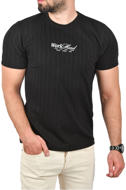 DeepSEA Dar Kesim Pamuklu Polo Yaka Tişört Slim Fit Nefes Alan Kıvrılmaz Polo Yaka Tişört 2503022