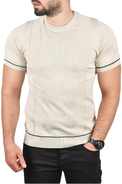 DeepSEA Dar Kesim Pamuklu Polo Yaka Tişört Slim Fit Nefes Alan Kıvrılmaz Polo Yaka Tişört 2503022