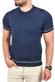 DeepSEA Dar Kesim Pamuklu Polo Yaka Tişört Slim Fit Nefes Alan Kıvrılmaz Polo Yaka Tişört 2503022