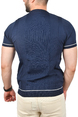 DeepSEA Dar Kesim Pamuklu Polo Yaka Tişört Slim Fit Nefes Alan Kıvrılmaz Polo Yaka Tişört 2503022