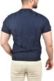 DeepSEA Dar Kesim Pamuklu Tişört Slim Fit Nefes Alan Bisiklet Yaka Triko Tişört 2504347