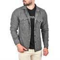 DeepSEA Örgü Desenli Çıtçıtlı Cepli Spor Ceket 2500557