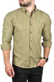 DeepSEA Slim Fit Dar Kesim Spor Gömlek Likralı Pamuklu Kot Gömlek 2300419