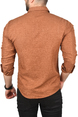 DeepSEA Slim Fit Dar Kesim Spor Gömlek Likralı Pamuklu Kot Gömlek 2300419