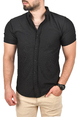 DeepSEA Slim Fit Dar Kesim Spor Gömlek Likralı Pamuklu Kot Gömlek 2300419