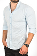 DeepSEA Slim Fit Dar Kesim Keten Gömlek Pamuklu Spor Gömlek 2501305