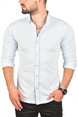 DeepSEA Slim Fit Dar Kesim Keten Gömlek Pamuklu Spor Gömlek 2501305