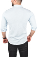 DeepSEA Slim Fit Dar Kesim Keten Gömlek Pamuklu Spor Gömlek 2501305