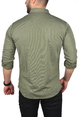 DeepSEA Slim Fit Dar Kesim Keten Gömlek Pamuklu Spor Gömlek 2501305