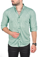 DeepSEA Slim Fit Dar Kesim Keten Gömlek Pamuklu Spor Gömlek 2501305
