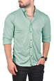 DeepSEA Slim Fit Dar Kesim Keten Gömlek Pamuklu Spor Gömlek 2501305