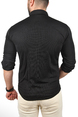 DeepSEA Slim Fit Dar Kesim Keten Gömlek Pamuklu Spor Gömlek 2501305