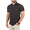 DeepSEA Slim Fit Likralı Spor Gömlek Dar Kesim Kısa Kol Gömlek 2501315