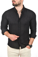 DeepSEA Slim Fit Dar Kesim Pamuklu Spor Gömlek Jakar Kumaş Likralı Gömlek 2500552