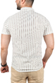 DeepSEA Slim Fit Likralı Spor Gömlek Dar Kesim Kısa Kol Gömlek 2501315
