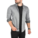 DeepSEA Slim Fit Kolay Ütülenebilir Pamuklu Spor Gömlek Likralı Kot Gömlek 2502505