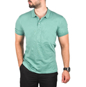 DeepSEA Slim Fit Nefes Alan Pamuklu Polo Yaka Tişört Dar Kesim Örme Kumaş Tişört 2501207