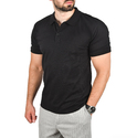 DeepSEA Slim Fit Nefes Alan Pamuklu Polo Yaka Tişört Dar Kesim Örme Kumaş Tişört 2501207