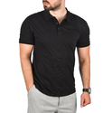 DeepSEA Slim Fit Nefes Alan Pamuklu Polo Yaka Tişört Dar Kesim Örme Kumaş Tişört 2501207