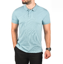 DeepSEA Slim Fit Nefes Alan Pamuklu Polo Yaka Tişört Dar Kesim Örme Kumaş Tişört 2501207