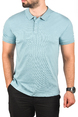 DeepSEA Slim Fit Nefes Alan Pamuklu Polo Yaka Tişört Dar Kesim Örme Kumaş Tişört 2501207