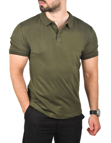 DeepSEA Slim Fit Nefes Alan Pamuklu Polo Yaka Tişört Dar Kesim Örme Kumaş Tişört 2501207