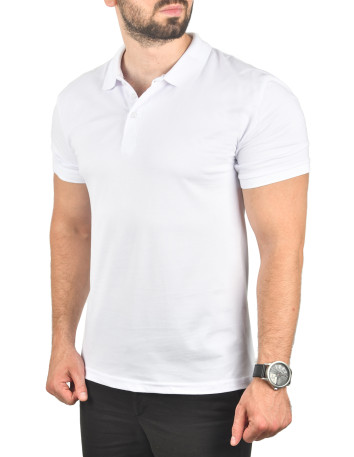DeepSEA Slim Fit Nefes Alan Pamuklu Polo Yaka Tişört Dar Kesim Örme Kumaş Tişört 2501207 2
