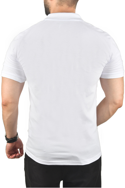 DeepSEA Slim Fit Nefes Alan Pamuklu Polo Yaka Tişört Dar Kesim Örme Kumaş Tişört 2501207