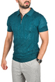 DeepSEA Slim Fit Nefes Alan Pamuklu Polo Yaka Tişört Dar Kesim Örme Kumaş Tişört 2501207