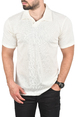 DeepSEA Slim Fit Nefes Alan Pamuklu Polo Yaka Tişört Dar Kesim Örme Kumaş Tişört 2505030