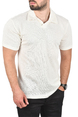 DeepSEA Slim Fit Nefes Alan Pamuklu Polo Yaka Tişört Dar Kesim Örme Kumaş Tişört 2505030