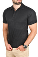 DeepSEA Slim Fit Pamuklu Polo Yaka Tişört Dar Kesim Örme Kumaş Tişört 2501203