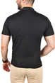 DeepSEA Slim Fit Pamuklu Polo Yaka Tişört Dar Kesim Örme Kumaş Tişört 2501203