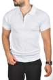 DeepSEA Slim Fit Nefes Alan Pamuklu Polo Yaka Tişört Dar Kesim Örme Kumaş Tişört 2505030