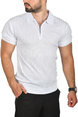 DeepSEA Slim Fit Nefes Alan Pamuklu Polo Yaka Tişört Dar Kesim Örme Kumaş Tişört 2505030