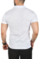 DeepSEA Slim Fit Nefes Alan Pamuklu Polo Yaka Tişört Dar Kesim Örme Kumaş Tişört 2505030