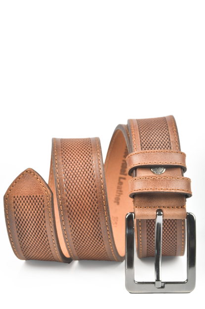 DeepSEA 4 cm Yanları Dikişli Suni Deri Kemer 2402641