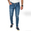 DeepSEA Slim Fit Dar Kesim Likralı Jean Tırnak Taşlamalı Kot Pantolon 2508205