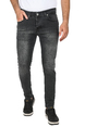 DeepSEA Slim Fit Dar Kesim Likralı Jean Tırnak Taşlamalı Kot Pantolon 2508205