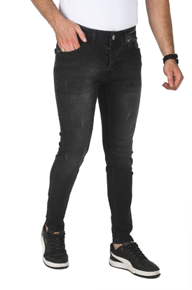 DeepSEA Slim Fit Dar Kesim Likralı Jeans Taşlanmış Kot Pantolon 2508187 2