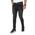 DeepSEA Slim Fit Dar Kesim Likralı Jeans Taşlanmış Kot Pantolon 2508187