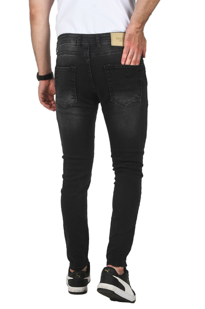 DeepSEA Slim Fit Dar Kesim Likralı Jeans Taşlanmış Kot Pantolon 2508187