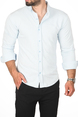 DeepSEA Slim Fit Dar Kesim Keten Gömlek Pamuklu Spor Gömlek 2501305