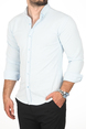 DeepSEA Slim Fit Dar Kesim Keten Gömlek Pamuklu Spor Gömlek 2501305