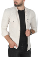 DeepSEA Slim Fit Dar Kesim Pamuklu Spor Gömlek Jakar Kumaş Likralı Gömlek 2500552
